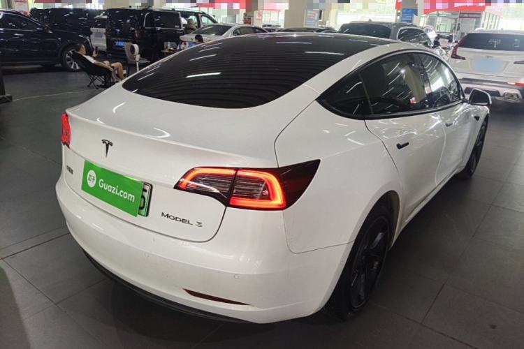 Used Tesla Model 3 2021 Revised Version Standard Range Rear-Wheel Drive Upgraded Edition 3D1 Rear Right 45 Deg
