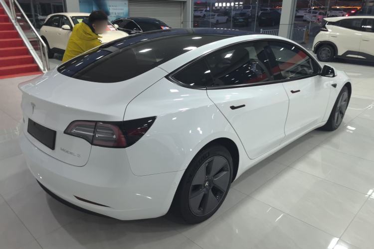 Used Tesla Model 3 2021 Standard Range Rear-Wheel Drive Upgraded Version 3D6 Rear Right 45 Deg