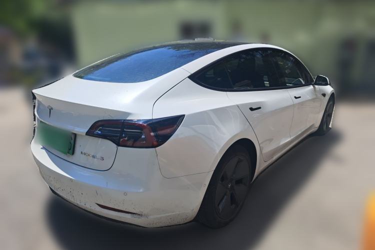 Used Tesla Model 3 2021 Revised Version Standard Range Rear-Wheel Drive Upgraded Edition 3D1 Rear Right 45 Deg