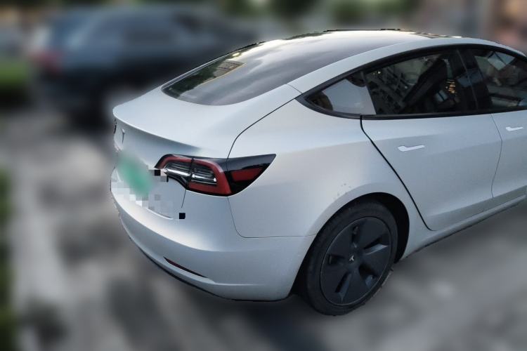 Used Tesla Model 3 2021 Standard Range Rear-Wheel Drive Upgraded Version 3D6 Rear Right 45 Deg