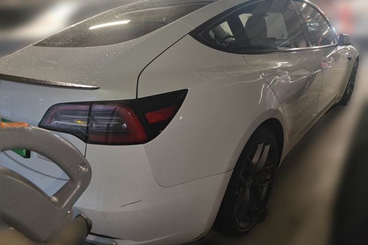 Used Tesla Model 3 2021 Performance High-Performance All-Wheel-Drive Version Rear Right 45 Deg