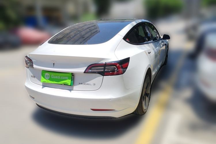 Used Tesla Model 3 2021 Revised Version Standard Range Rear-Wheel Drive Upgraded Edition 3D1 Rear Right 45 Deg