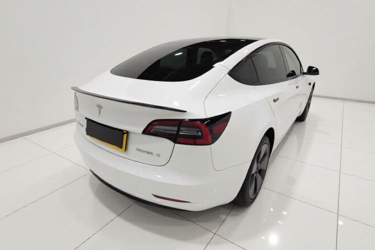 Used Tesla Model 3 2021 Standard Range Rear-Wheel Drive Upgraded Version 3D6 Rear Right 45 Deg