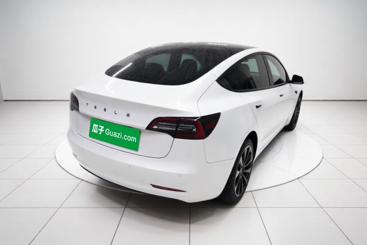 Used Tesla Model 3 2021 Standard Range Rear-Wheel Drive Upgraded Version 3D6 Rear Right 45 Deg