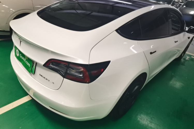 Used Tesla Model 3 2021 Standard Range Rear-Wheel Drive Upgraded Version 3D6 Rear Right 45 Deg