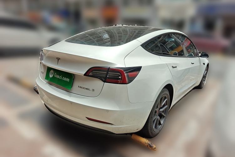 Used Tesla Model 3 2021 Standard Range Rear-Wheel Drive Upgraded Version 3D6 Rear Right 45 Deg