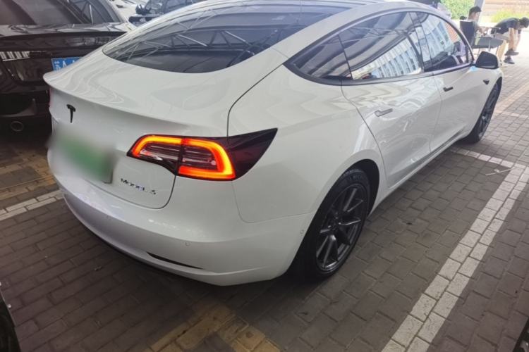 Used Tesla Model 3 2021 Standard Range Rear-Drive Upgraded Version Rear Right 45 Deg