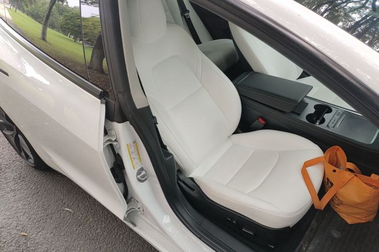 Used Tesla Model 3 2021 Performance High-Performance All-Wheel-Drive Version Right Front Seat