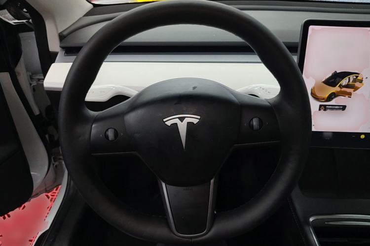 Used Tesla Model 3 2021 Revised Version Standard Range Rear-Wheel Drive Upgraded Edition 3D1 Steering Wheel