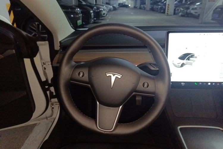 Used Tesla Model 3 2021 Revised Version Standard Range Rear-Wheel Drive Upgraded Edition 3D1 Steering Wheel