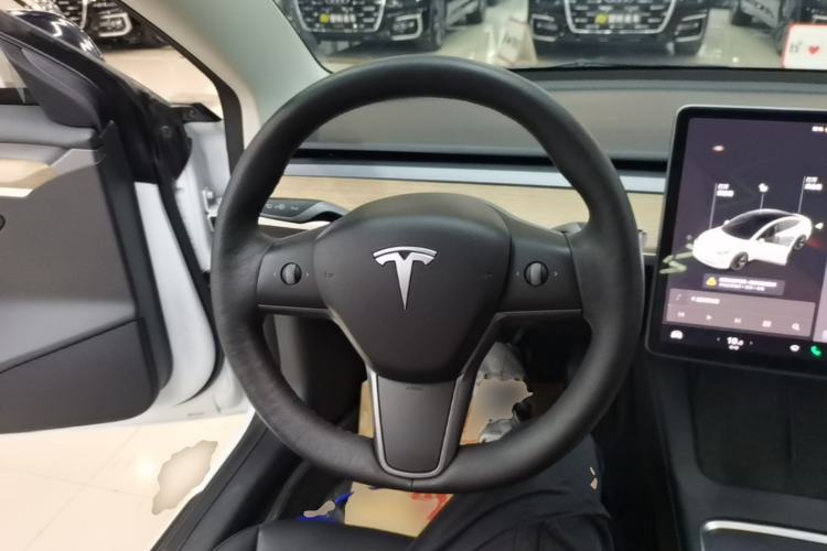 Used Tesla Model 3 2021 Standard Range Rear-Wheel Drive Upgraded Version 3D6 Steering Wheel