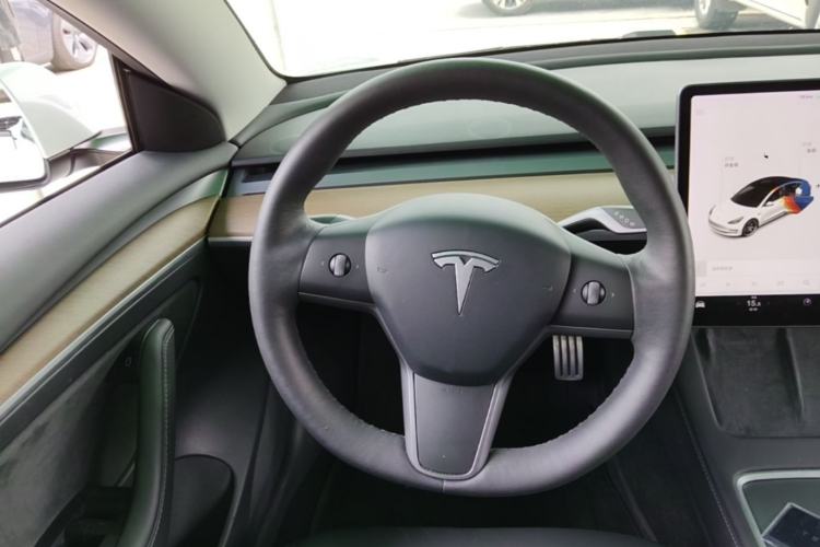 Used Tesla Model 3 2021 Performance High-Performance All-Wheel-Drive Version Steering Wheel