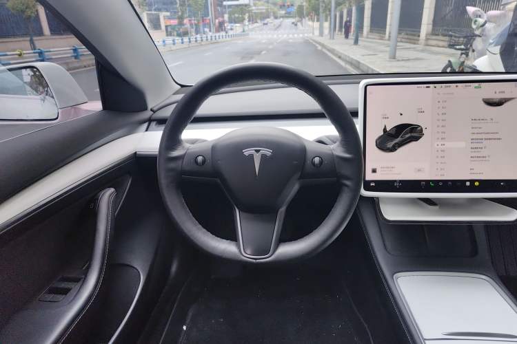 Used Tesla Model 3 2021 Revised Version Standard Range Rear-Wheel Drive Upgraded Edition 3D1 Steering Wheel