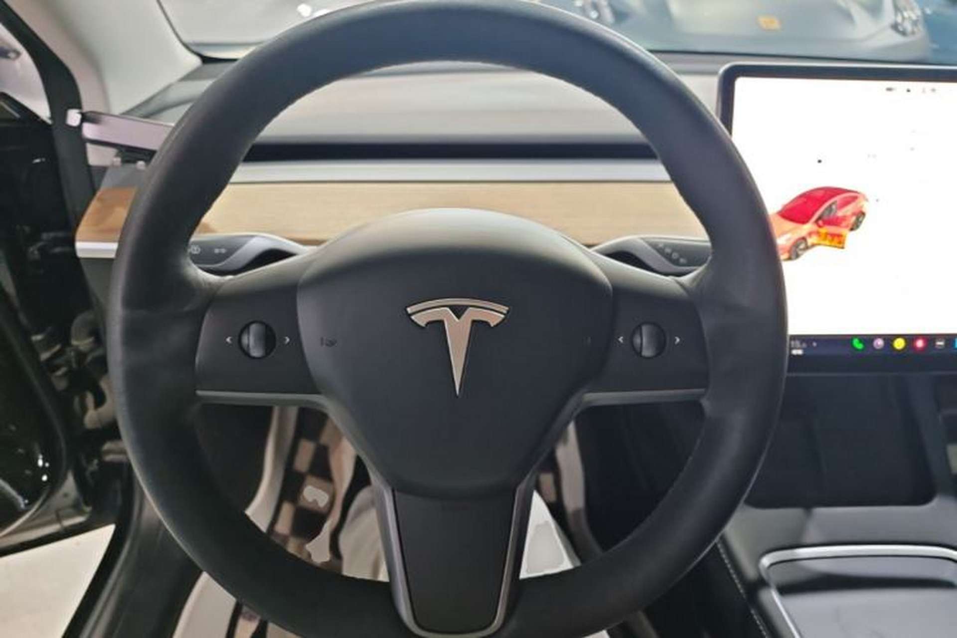 Used Tesla Model 3 2021 Standard Range Rear-Wheel Drive Upgraded Version 3D6 Steering Wheel