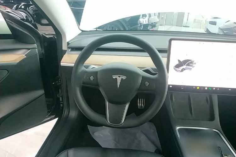 Used Tesla Model 3 2021 Revised Version Standard Range Rear-Wheel Drive Upgraded Edition 3D1 Steering Wheel