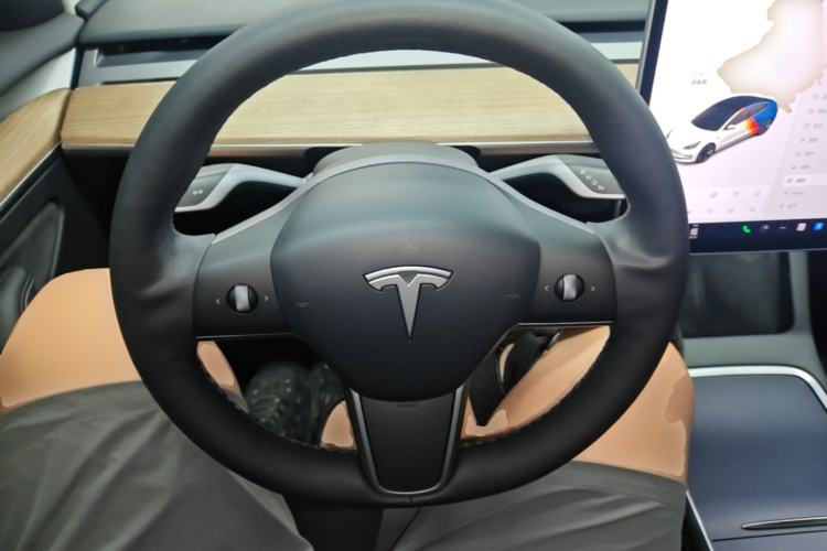 Used Tesla Model 3 2021 Revised Version Standard Range Rear-Wheel Drive Upgraded Edition 3D1 Steering Wheel