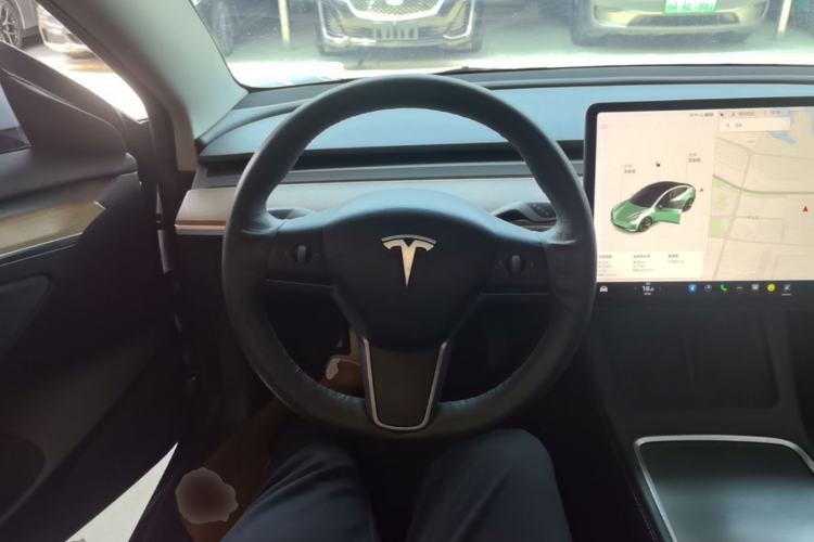 Used Tesla Model 3 2021 Revised Version Standard Range Rear-Wheel Drive Upgraded Edition 3D1 Steering Wheel