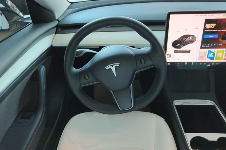 Used Tesla Model 3 2021 Standard Range Rear-Wheel Drive Upgraded Version 3D6 Steering Wheel