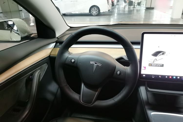 Used Tesla Model 3 2021 Revised Version Standard Range Rear-Wheel Drive Upgraded Edition 3D1 Steering Wheel