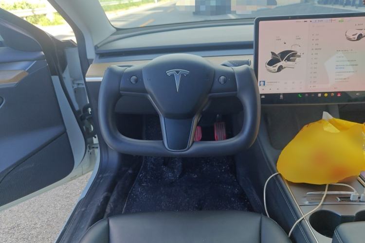Used Tesla Model 3 2021 Revised Version Standard Range Rear-Wheel Drive Upgraded Edition 3D1 Steering Wheel