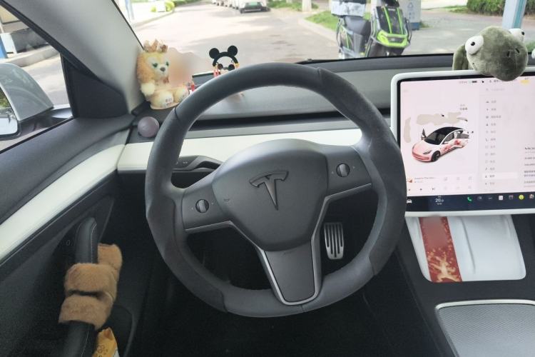 Used Tesla Model 3 2021 Revised Version Standard Range Rear-Wheel Drive Upgraded Edition 3D1 Steering Wheel