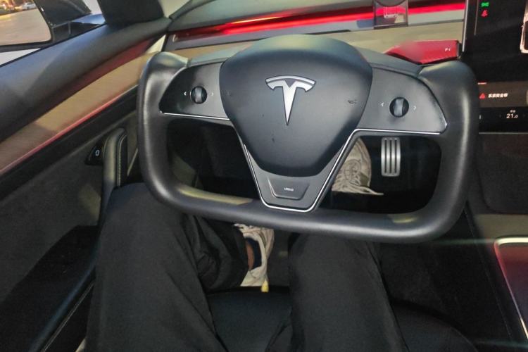 Used Tesla Model 3 2021 Performance High-Performance All-Wheel-Drive Version Steering Wheel