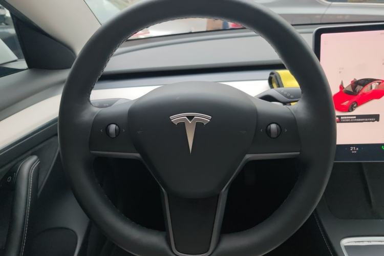 Used Tesla Model 3 2021 Revised Version Standard Range Rear-Wheel Drive Upgraded Edition 3D1 Steering Wheel