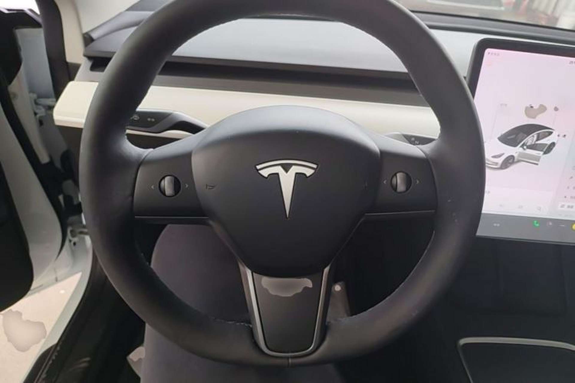 Used Tesla Model 3 2021 Standard Range Rear-Drive Upgraded Version Steering Wheel