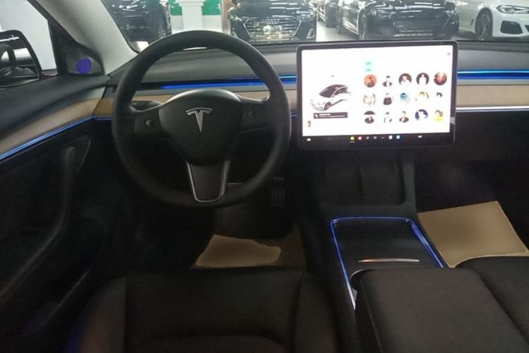 Used Tesla Model 3 2021 Performance High-Performance All-Wheel-Drive Version Steering Wheel