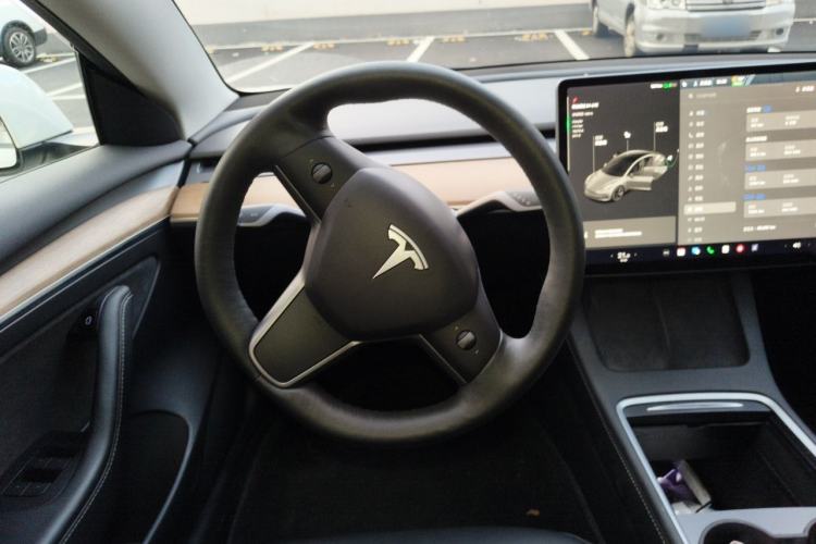 Used Tesla Model 3 2021 Revised Version Standard Range Rear-Wheel Drive Upgraded Edition 3D1 Steering Wheel