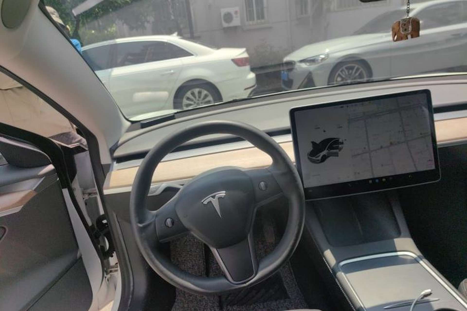 Used Tesla Model 3 2021 Standard Range Rear-Wheel Drive Upgraded Version 3D6 Steering Wheel