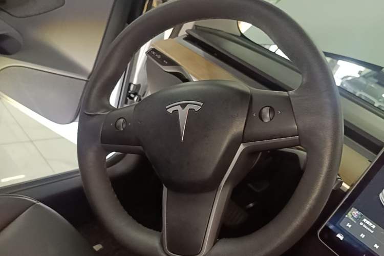 Used Tesla Model 3 2021 Revised Version Standard Range Rear-Wheel Drive Upgraded Edition 3D1 Steering Wheel