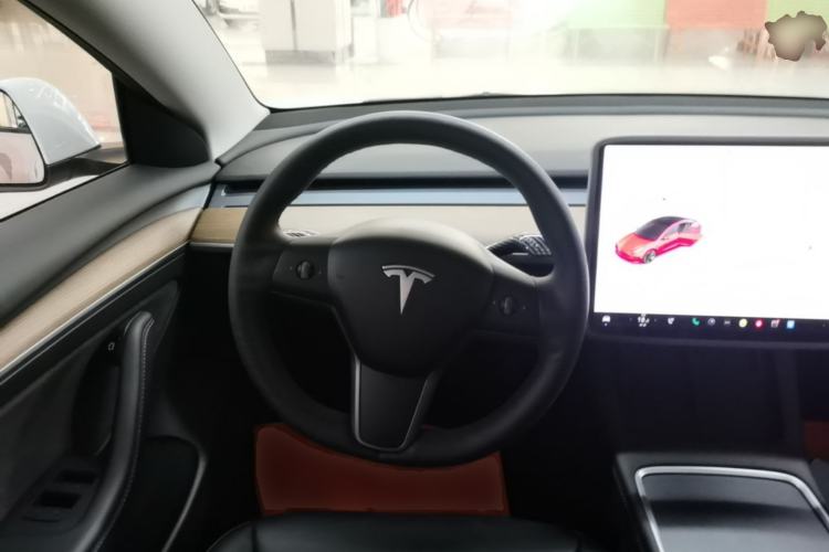 Used Tesla Model 3 2021 Revised Version Standard Range Rear-Wheel Drive Upgraded Edition 3D1 Steering Wheel