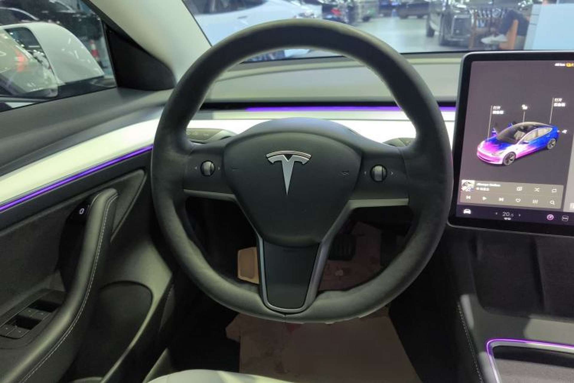 Used Tesla Model 3 2021 Standard Range Rear-Drive Upgraded Version Steering Wheel