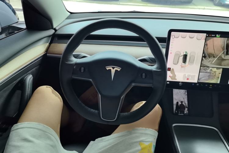 Used Tesla Model 3 2021 Revised Version Standard Range Rear-Wheel Drive Upgraded Edition 3D1 Steering Wheel