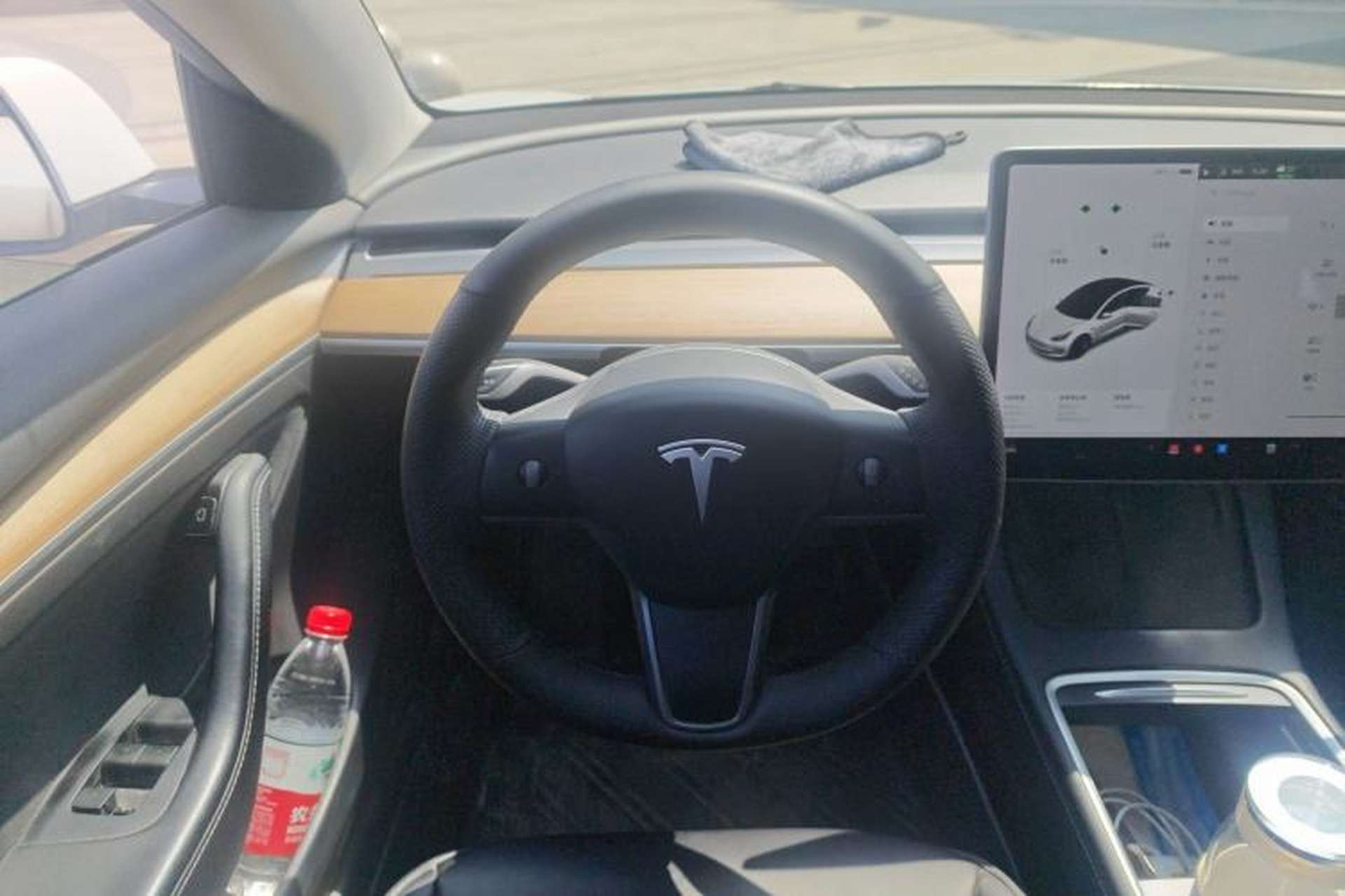 Used Tesla Model 3 2021 Revised Version Standard Range Rear-Wheel Drive Upgraded Edition 3D1 Steering Wheel