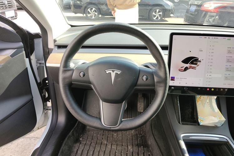Used Tesla Model 3 2021 Standard Range Rear-Drive Upgraded Version Steering Wheel