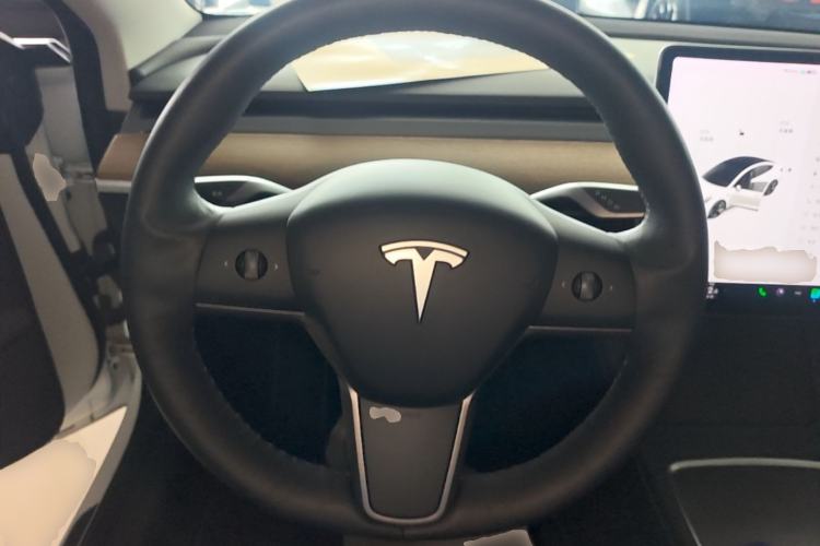 Used Tesla Model 3 2021 Revised Version Standard Range Rear-Wheel Drive Upgraded Edition 3D1 Steering Wheel