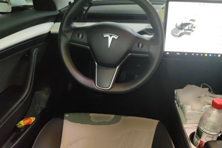 Used Tesla Model 3 2021 Revised Version Standard Range Rear-Wheel Drive Upgraded Edition 3D1 Steering Wheel