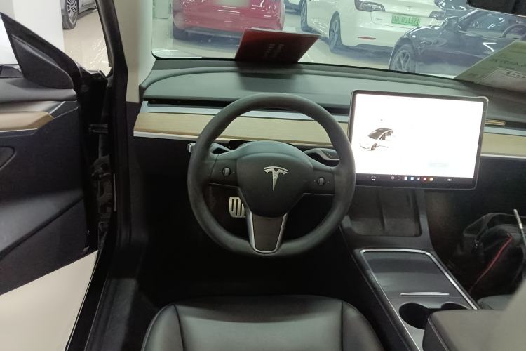 Used Tesla Model 3 2021 Performance High-Performance All-Wheel-Drive Version 3D6 Steering Wheel