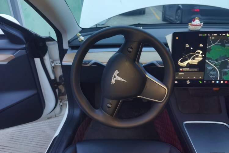 Used Tesla Model 3 2021 Revised Version Standard Range Rear-Wheel Drive Upgraded Edition 3D1 Steering Wheel