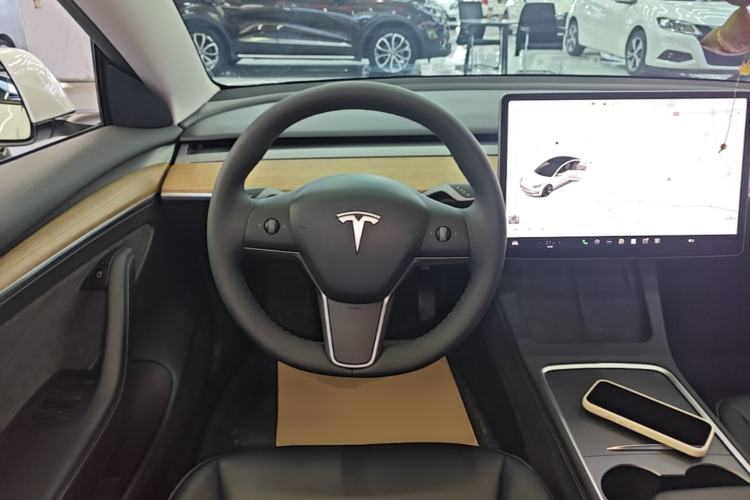 Used Tesla Model 3 2021 Revised Version Standard Range Rear-Wheel Drive Upgraded Edition 3D1 Steering Wheel