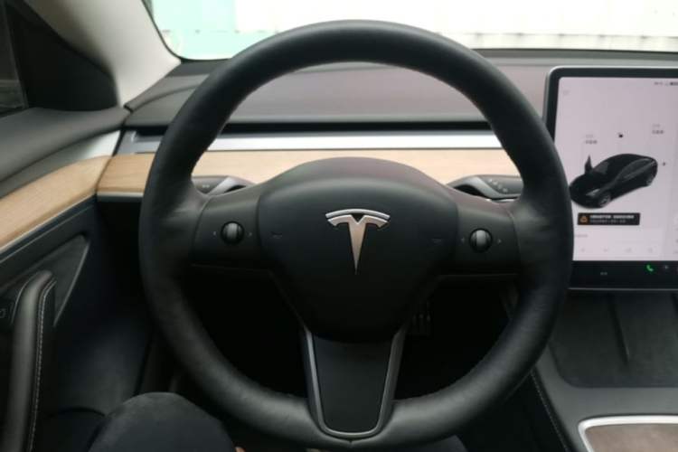 Used Tesla Model 3 2021 Revised Version Standard Range Rear-Wheel Drive Upgraded Edition 3D1 Steering Wheel
