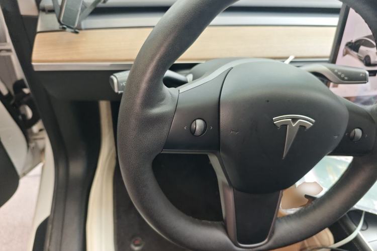Used Tesla Model 3 2021 Performance High-Performance All-Wheel-Drive Version Steering Wheel