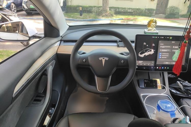 Used Tesla Model 3 2021 Revised Version Standard Range Rear-Wheel Drive Upgraded Edition 3D1 Steering Wheel