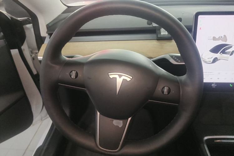Used Tesla Model 3 2021 Revised Version Standard Range Rear-Wheel Drive Upgraded Edition 3D1 Steering Wheel