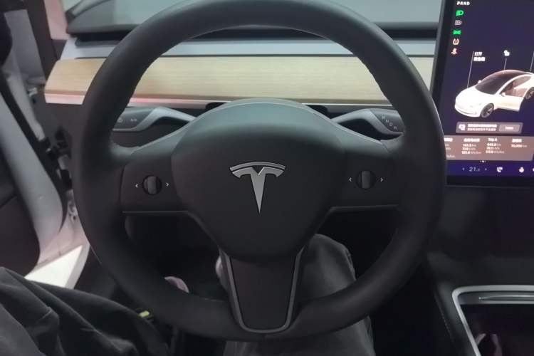 Used Tesla Model 3 2021 Standard Range Rear-Wheel Drive Upgraded Version 3D6 Steering Wheel