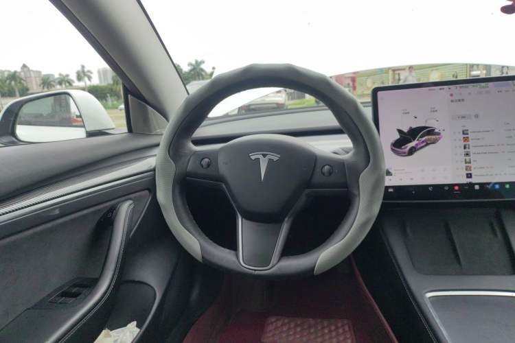 Used Tesla Model 3 2021 Standard Range Rear-Wheel Drive Upgraded Version 3D6 Steering Wheel