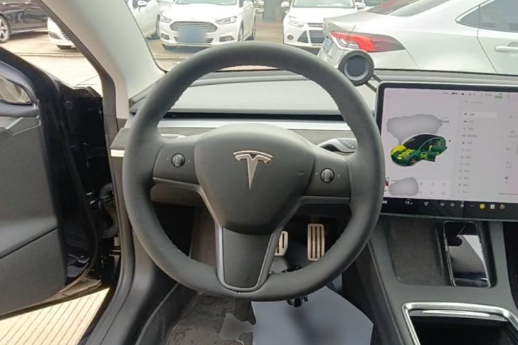 Used Tesla Model 3 2021 Performance High-Performance All-Wheel-Drive Version Steering Wheel