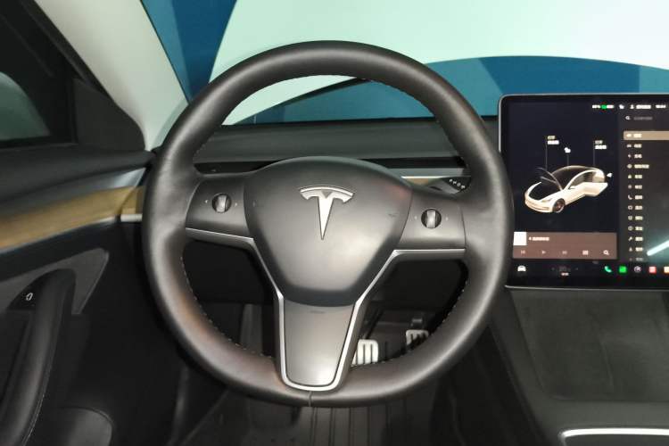 Used Tesla Model 3 2021 Performance High-Performance All-Wheel-Drive Version Steering Wheel